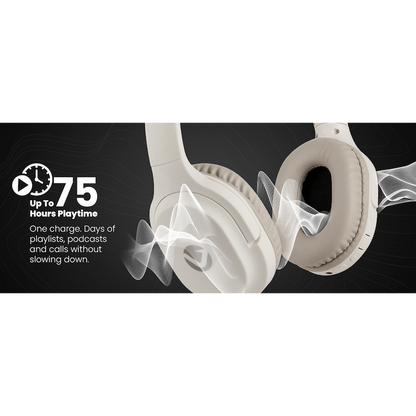 Volkano Pebble Series Bluetooth Headphones - Khaki | VK-2023-KH