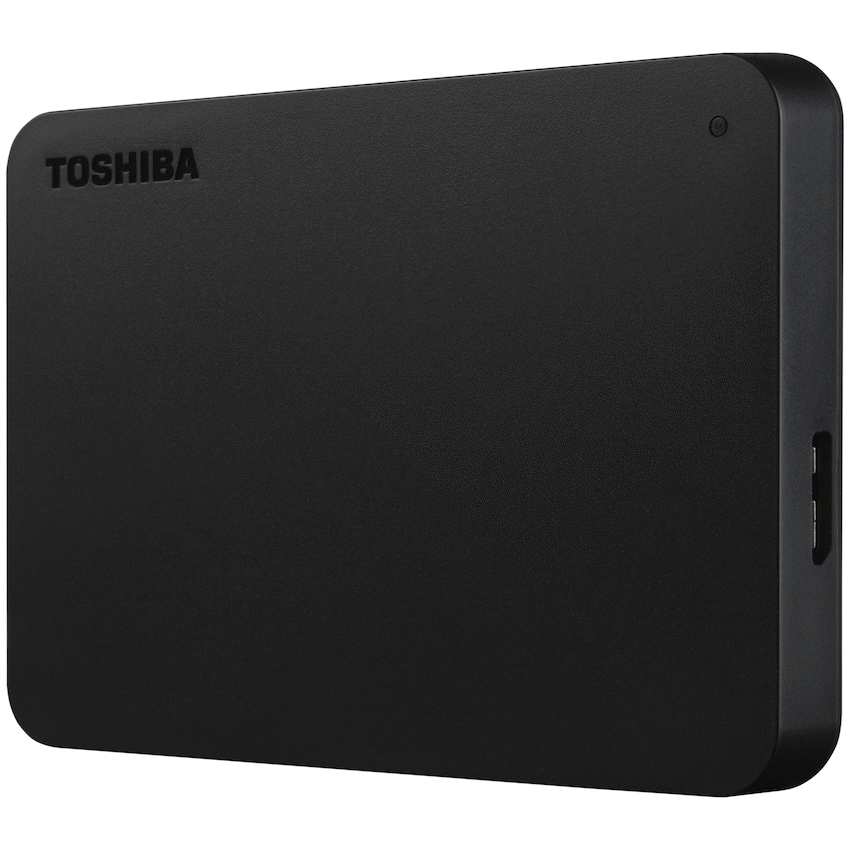 Toshiba Canvio Basics 4TB 2.5" Portable External Hard Drive USB 3.2 Gen 1 (Black) | HDTB540EK3CA