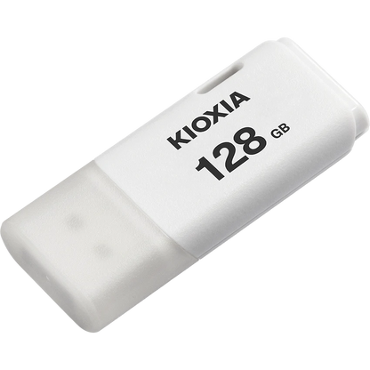 Kioxia TransMemory U202 128GB USB 2.0 Type-A Flash Drive (White) | LU202W128GG4