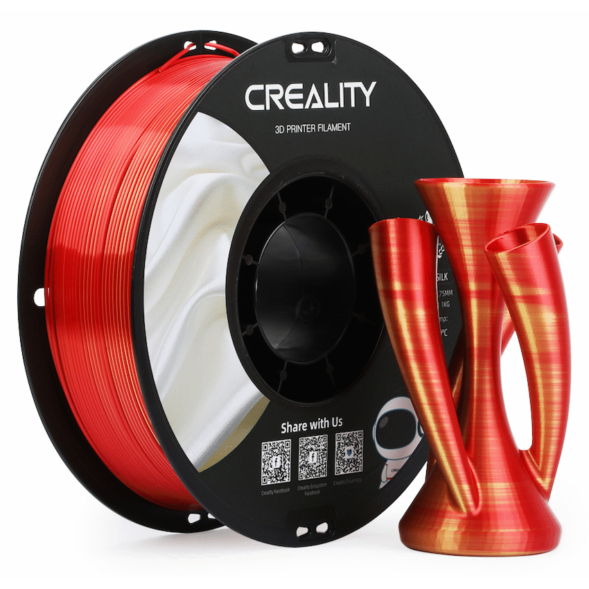 Creality 1.75mm PLA Silk Filament - Golden-Red 1Kg | 3301120009