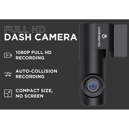Volkano Vigilance Series FHD Dash Camera - Black | VK-10022-BK