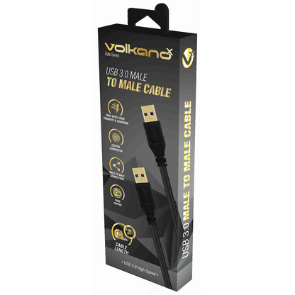 VolkanoX Data Series USB 3.0 A to A Cable 1.8m | VK-20189-BK