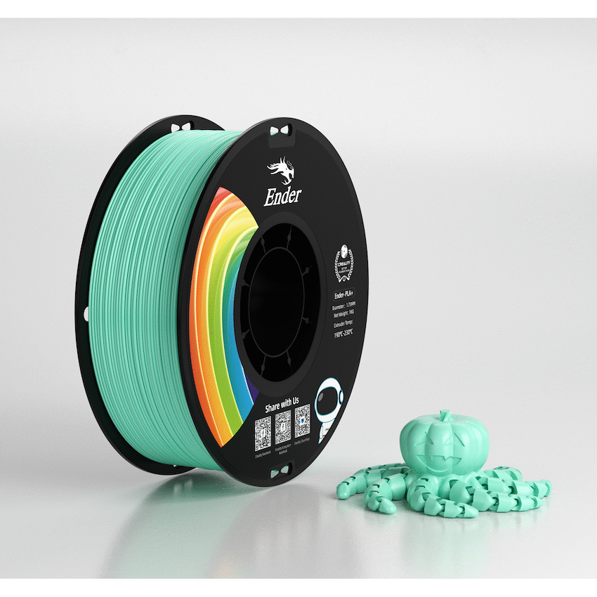 Creality 1.75mm Ender-PLA+ Filament - Jade Green 1Kg | 3301010311