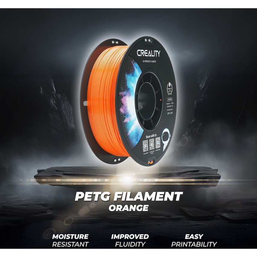 Creality 1.75mm PETG Filament - Orange 1Kg | 3301030047