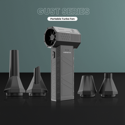 Volkano Gust Series Portable Turbo Fan - Black | VK-6101-BK