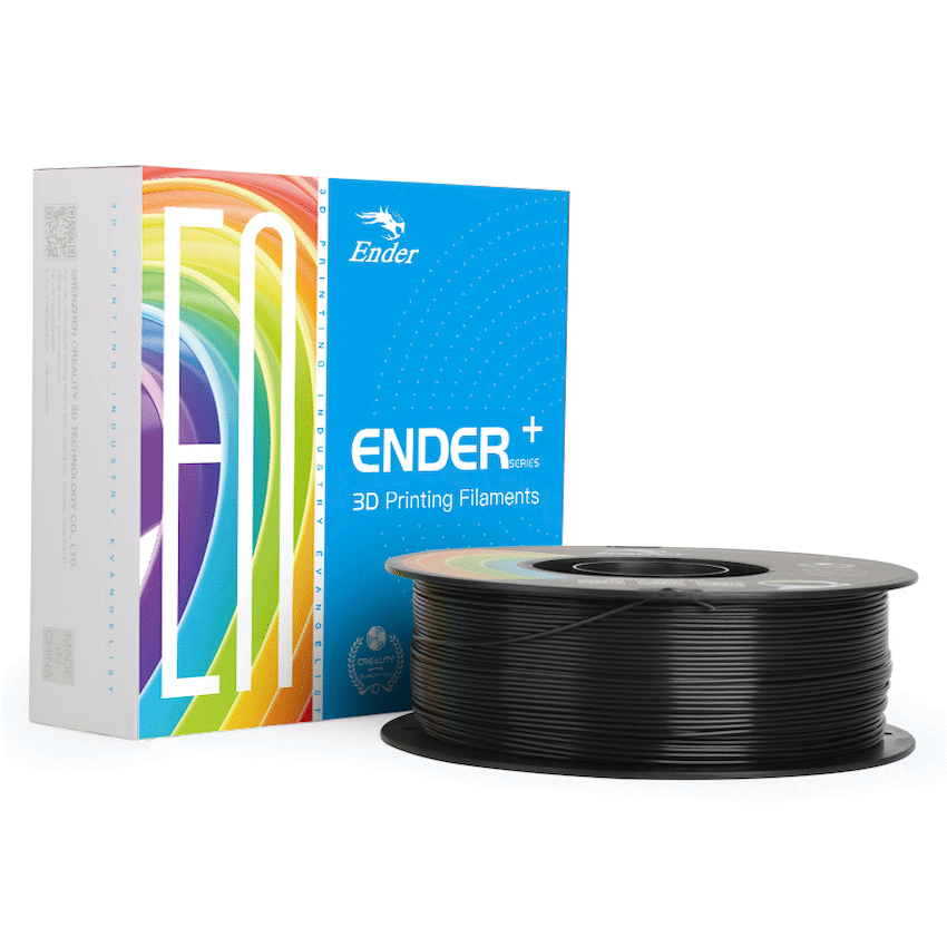 Creality 1.75mm Ender-PLA+ Filament - Black 1Kg | 3301010306