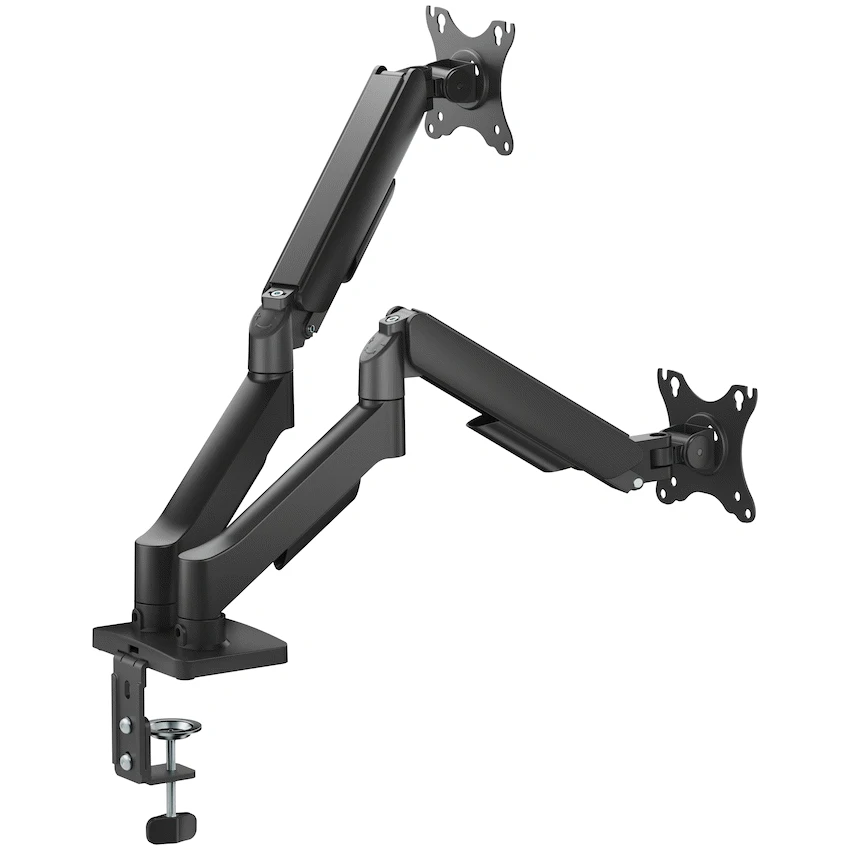 Volkano Steel Series Full Motion Dual Monitor Desk Mount 17" - 32" | VK-4039-BK