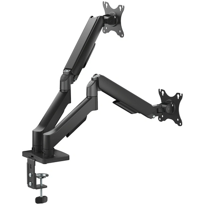 Volkano Steel Series Full Motion Dual Monitor Desk Mount 17" - 32" | VK-4039-BK