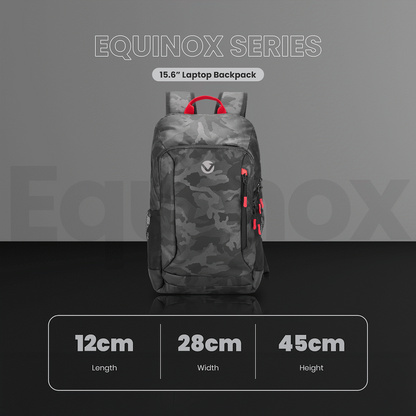 Volkano Equinox 15.6" Laptop Backpack - Black | VK-9135-BK