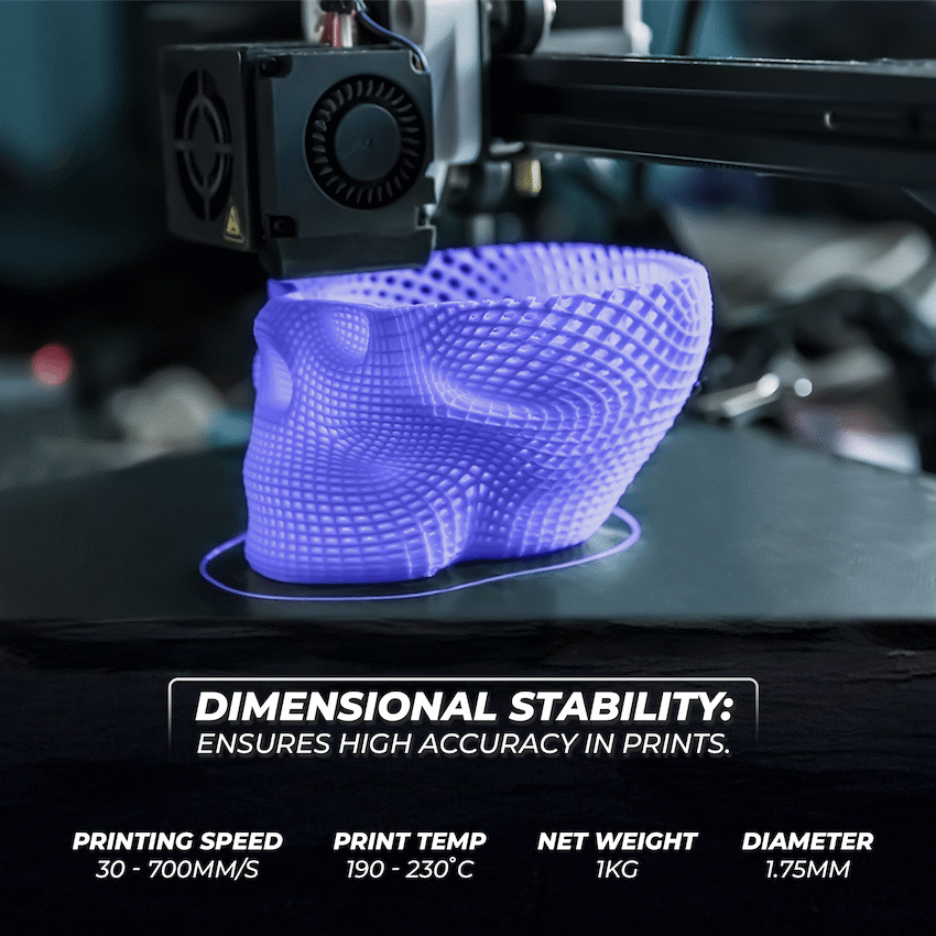 Creality 1.75mm Hyper Series PLA RFID Filament - Very Peri 1Kg | 3301010463