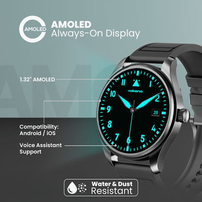 Volkano Eon Series Smartwatch - Black | VK-5110-BLK