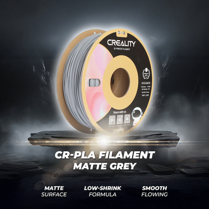 Creality 1.75mm PLA Matte Filament - Grey 1Kg | 3301010299