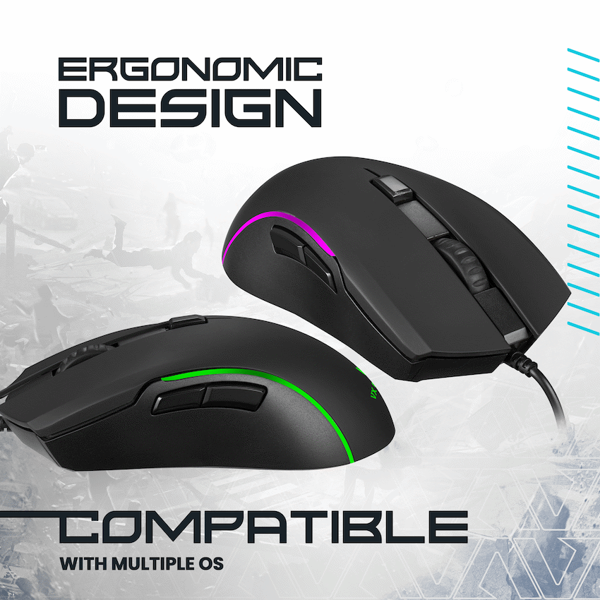 VX Gaming Hydra Series Gaming Mouse | VX-212-BK