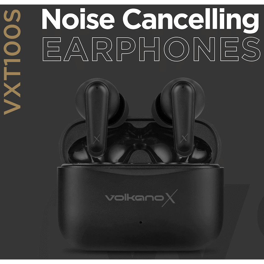 VolkanoX VXT100S TWS Earphones - Black | VKX-1121-BK