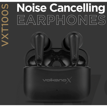VolkanoX VXT100S TWS Earphones - Black | VKX-1121-BK