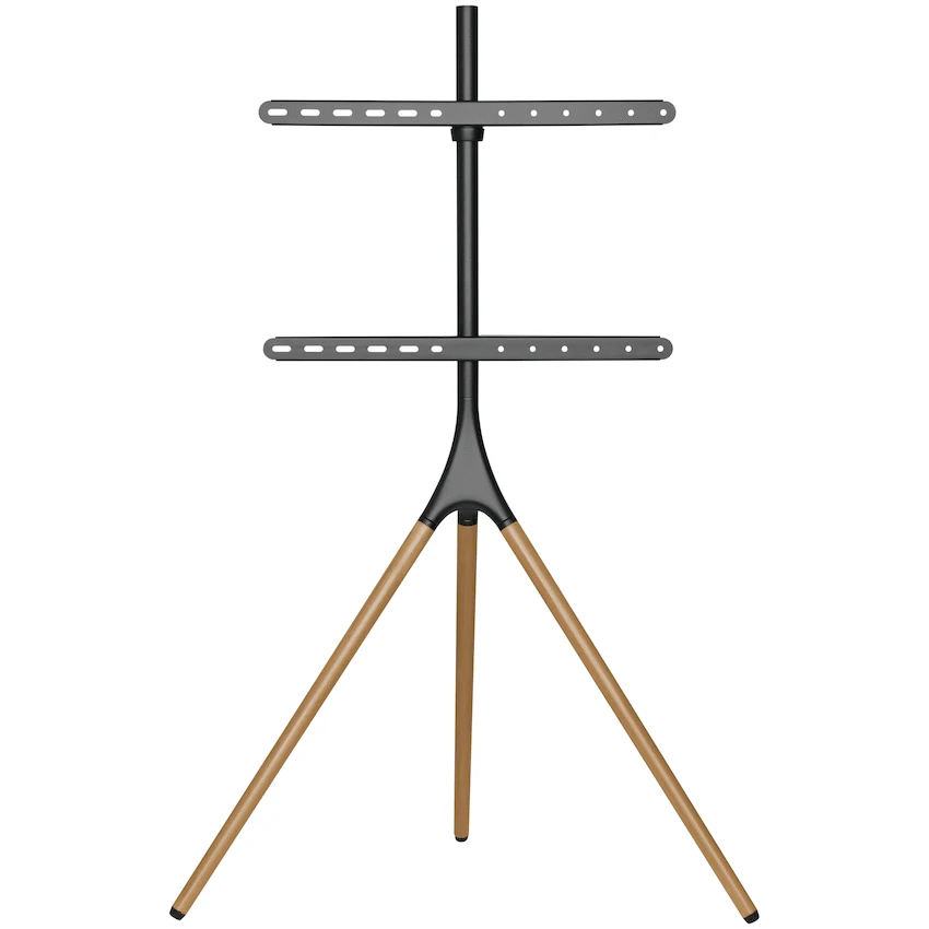 Volkano Steel series Fixed Easel TV Stand 45" - 65" TVs | VK-4042-BK