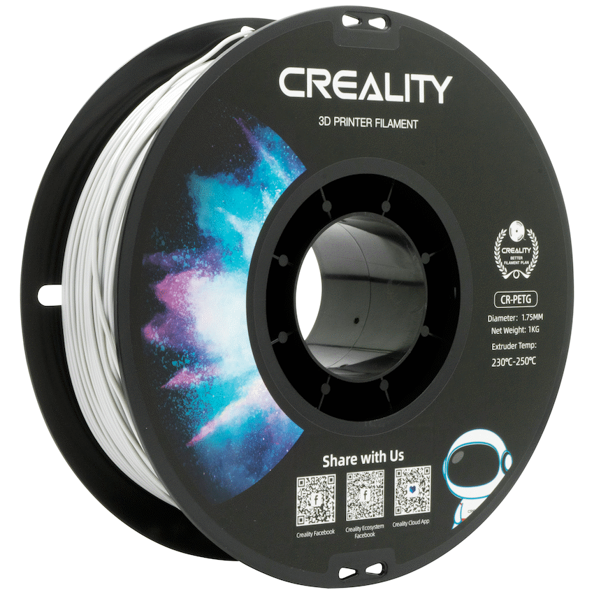 Creality 1.75mm PETG Filament - Grey 1Kg | 3301030039