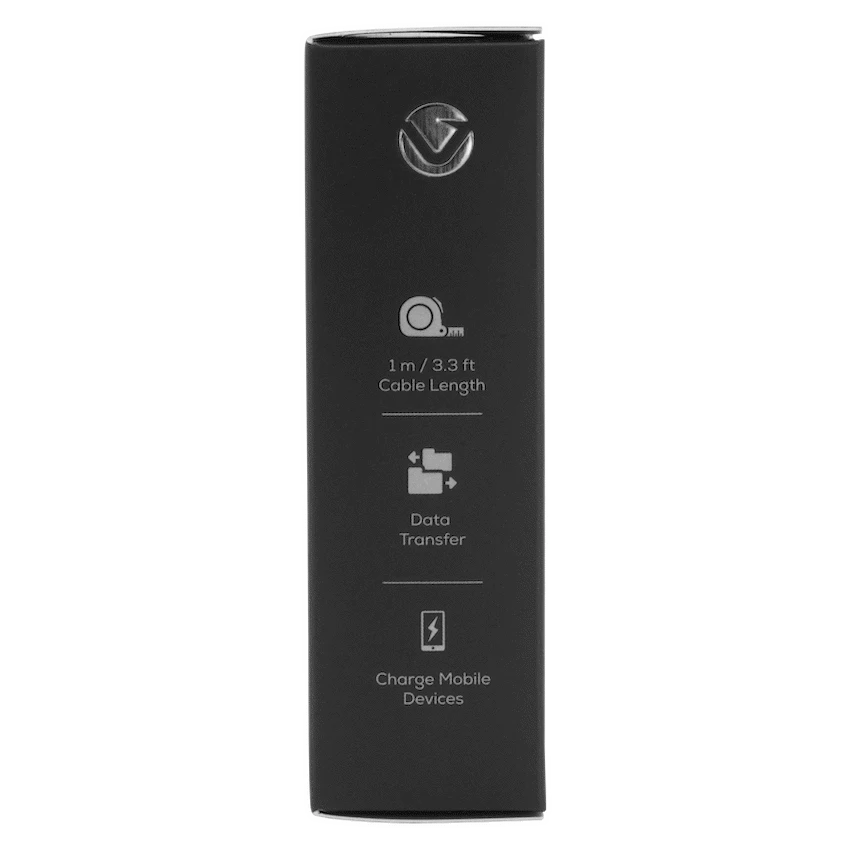 Volkano On-The-Go Type-C to Type-C 30w Cable - Black | VK-PDQ-303-BK