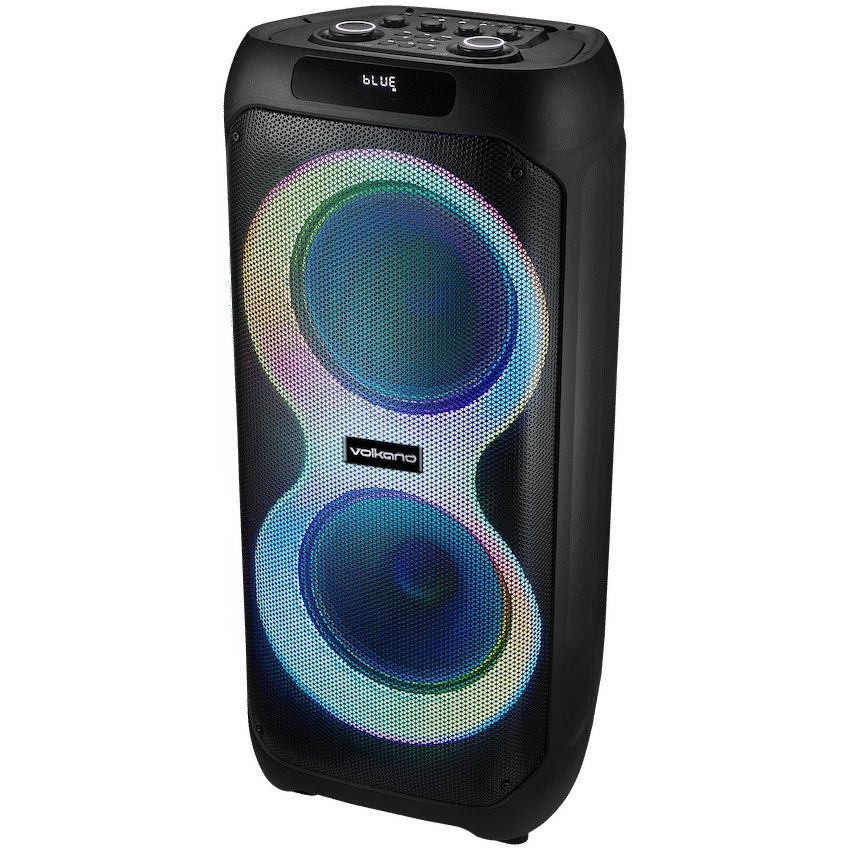 Volkano Ultra Dual 12" Party Speaker | VK-3904-D12-BK