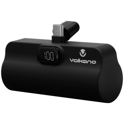 Volkano Relief Pro Power Bank - 5000mAh Type-C Direct Plug-In | VK-9027-BK[V2]