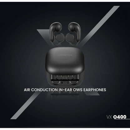 VolkanoX O400 Air Conduction In-Ear OWS Earphones - Black | VXO-400-BK
