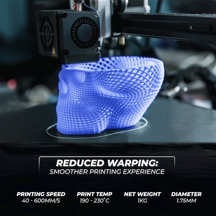 Creality 1.75mm Hyper Series PLA High-Speed Filament - Blue 1Kg | 3301010341