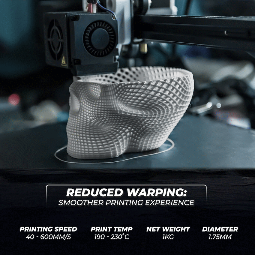 Creality 1.75mm Hyper Series PLA High-Speed Filament - Grey 1Kg | 3301010340