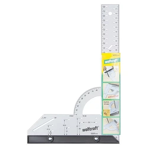 Wolfcraft Universal Angle & Try Square, 300mm | 5205000