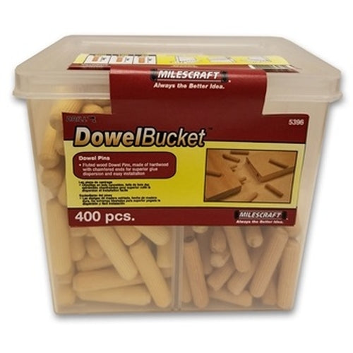 Milescraft - 400Pc Dowel Bucket (Metric) | 0825396
