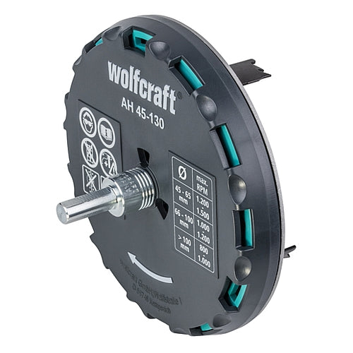 Wolfcraft AH 45-130 Adjustable Holesaw | 5978000