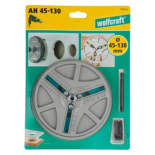 Wolfcraft AH 45-130 Adjustable Holesaw | 5978000
