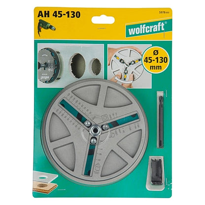 Wolfcraft AH 45-130 Adjustable Holesaw | 5978000