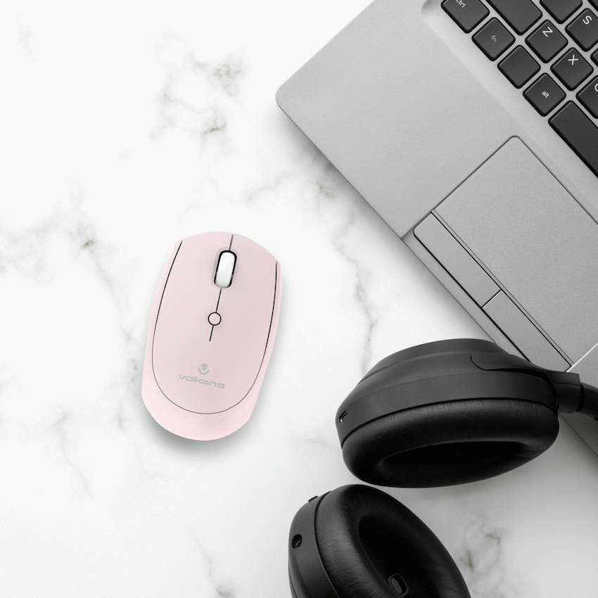 Volkano Talc Wireless Mouse - Pink | VK-20197-PK