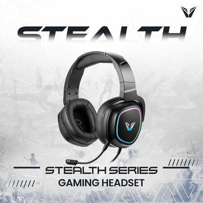VX Gaming Stealth Series Wireless Gaming Headset - RGB | VX-244-BK