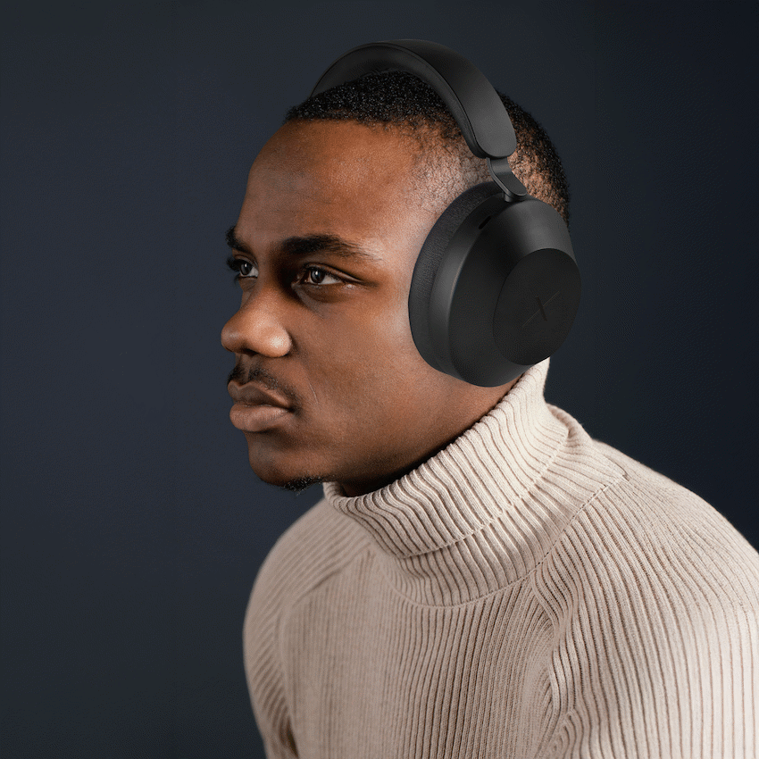 VolkanoX H400 Hybrid Active Noise Cancellation Headphones - Black | VXH-400-BK