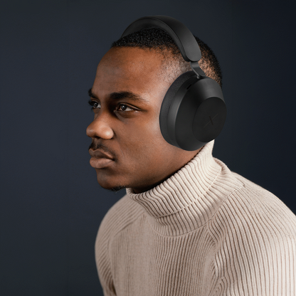 VolkanoX H400 Hybrid Active Noise Cancellation Headphones - Black | VXH-400-BK