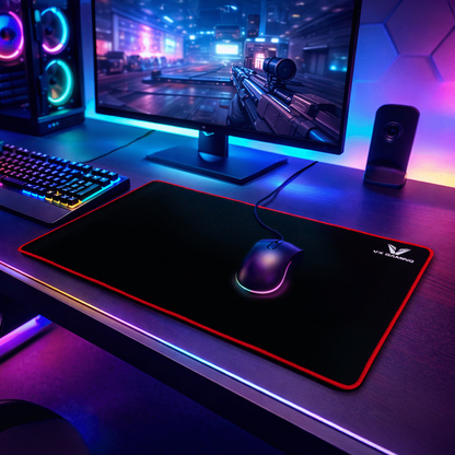 VX Gaming Battlefield series gaming mousepad - Extra large black/red - 550mm | VX-108-BKRD