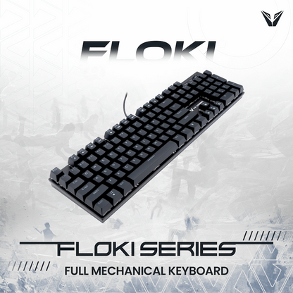 VX Gaming Floki RGB Full Mechanical Keyboard | VX-230-BK