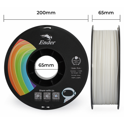 Creality 1.75mm Ender-PLA+ Filament - White 1Kg | 3301010305