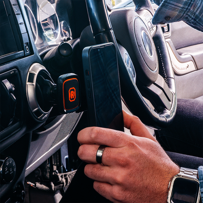 Rugged by Volkano Magnetic Car Air Vent Phone Holder | VK-4101-BK