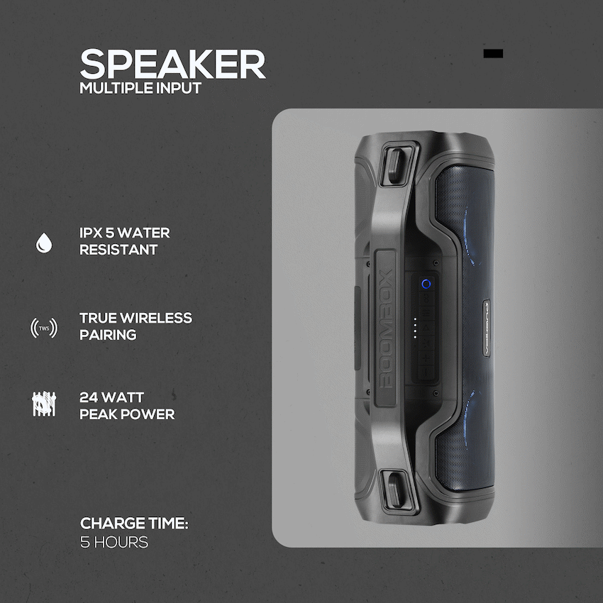 VolkanoX Adder Series Bluetooth Speaker - Black | VKX-3000-BK