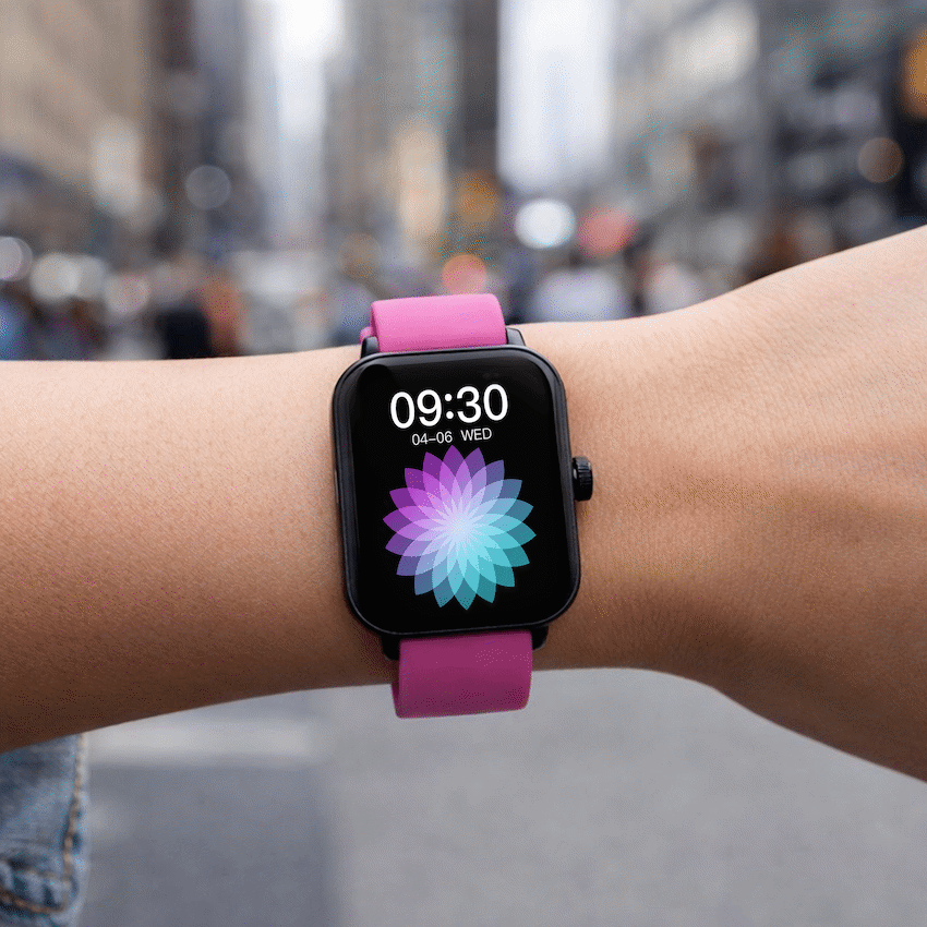 Volkano Chroma Series Smartwatch with Pink Strap | VK-5088-PK