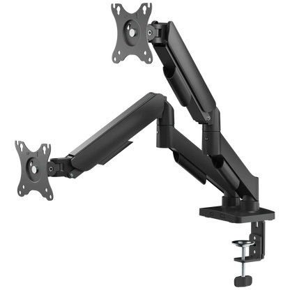 Volkano Steel Series Full Motion Dual Monitor Desk Mount 17" - 32" | VK-4039-BK