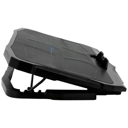 Volkano Glacier Series Upright Notebook Cooling Stand with Dual Fans | VK-20053-BK[V2]