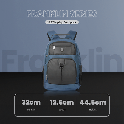 Volkano Franklin 15.6" Laptop Backpack - Navy/Black | VK-7144-NVBK