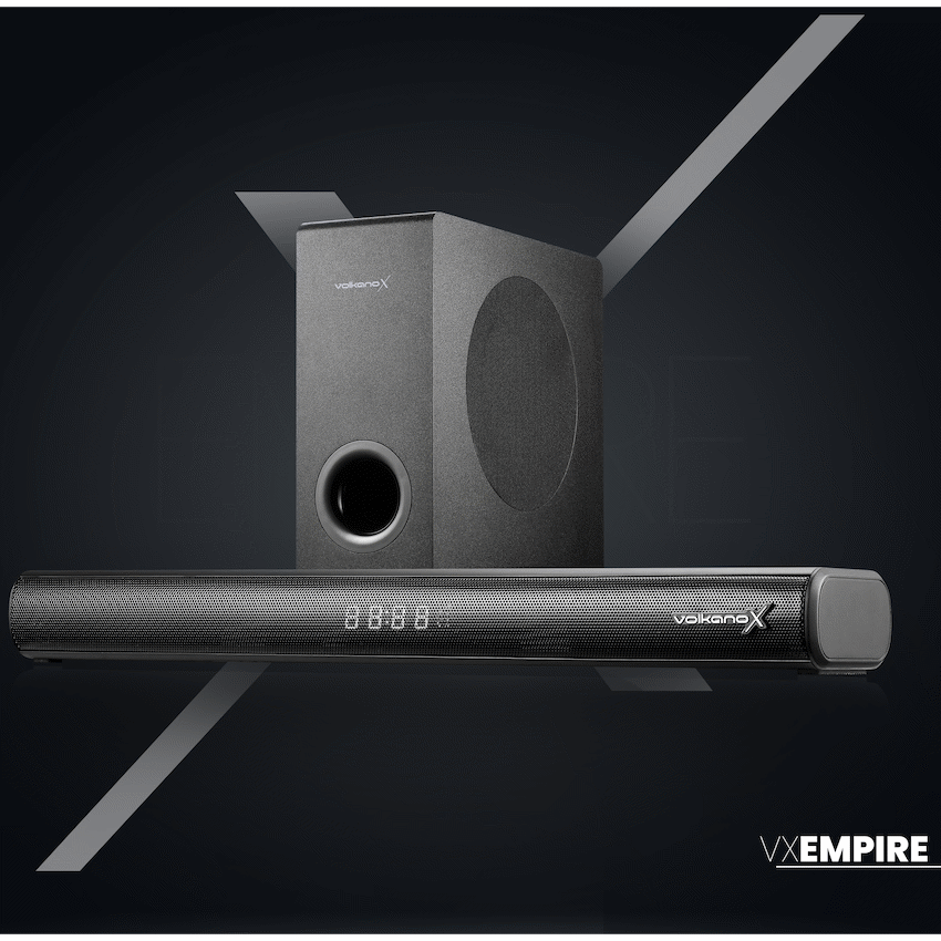 VolkanoX Empire 2.1 Soundbar with Wireless Sub-Woofer | VXN-200-BK[V2]