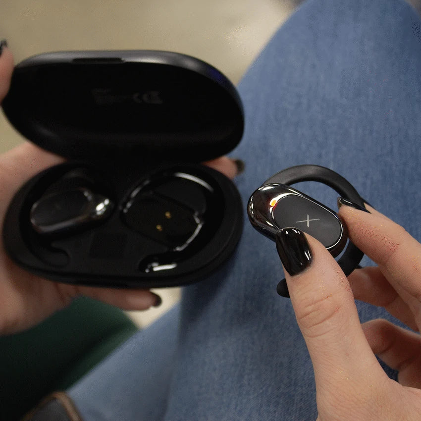 Volkano X VXO200 Open Wearable Stereo Earphones  - Black | VKX-1122-BK
