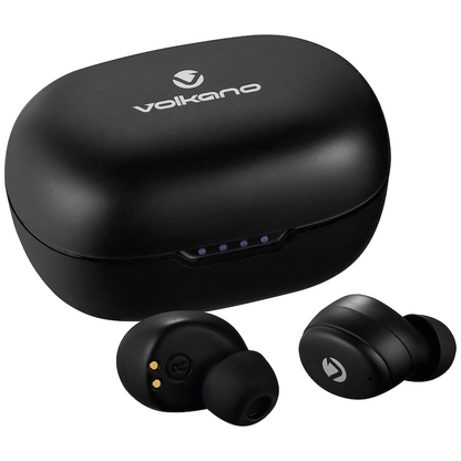 Volkano Sagittarius Series TWS Earphones + Charging Case - Black | VK-1143-BK