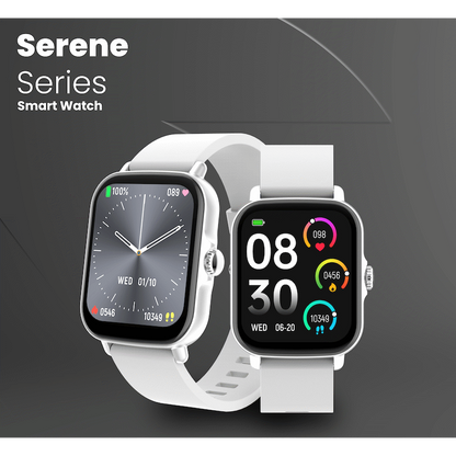 Volkano Active Tech Serene series Watch with heart rate monitor - Silver | VK-5072-SL[V2]
