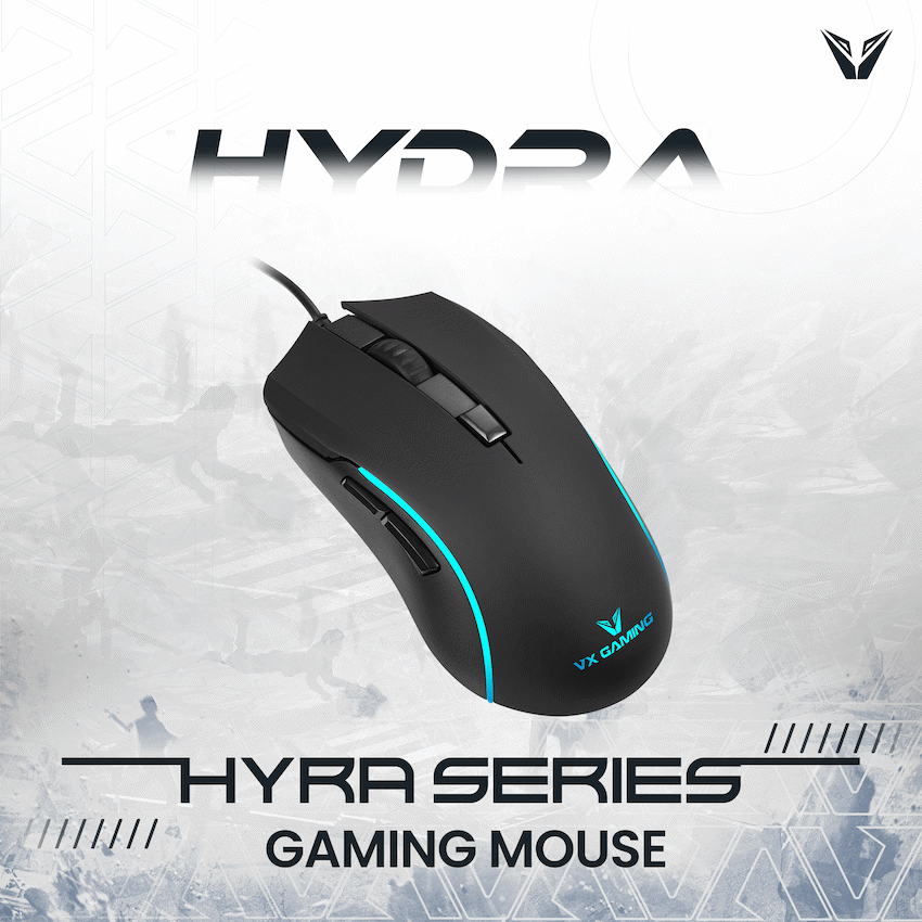 VX Gaming Hydra Series Gaming Mouse | VX-212-BK